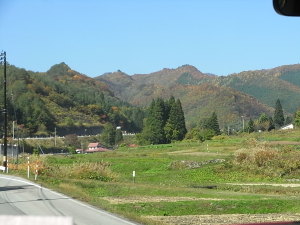 田島から昭和村へ